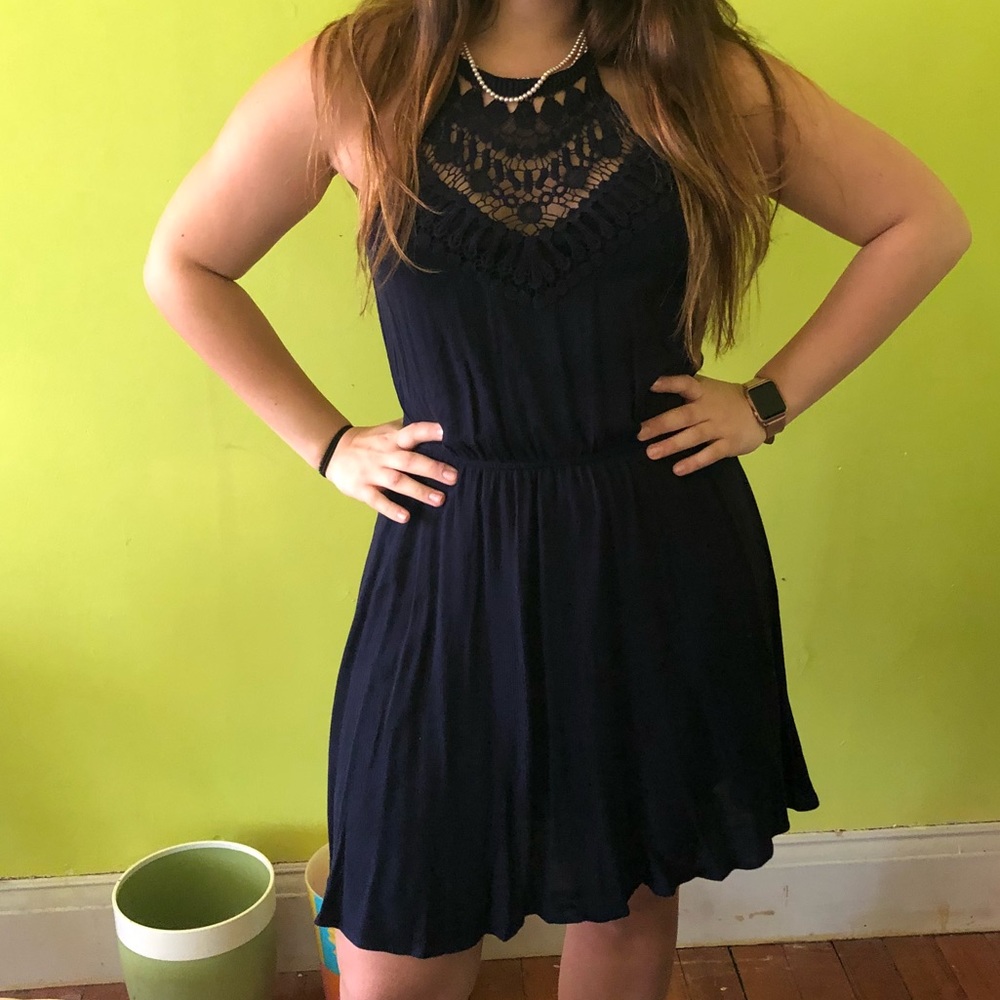 cute high neck dress from charlotte russe